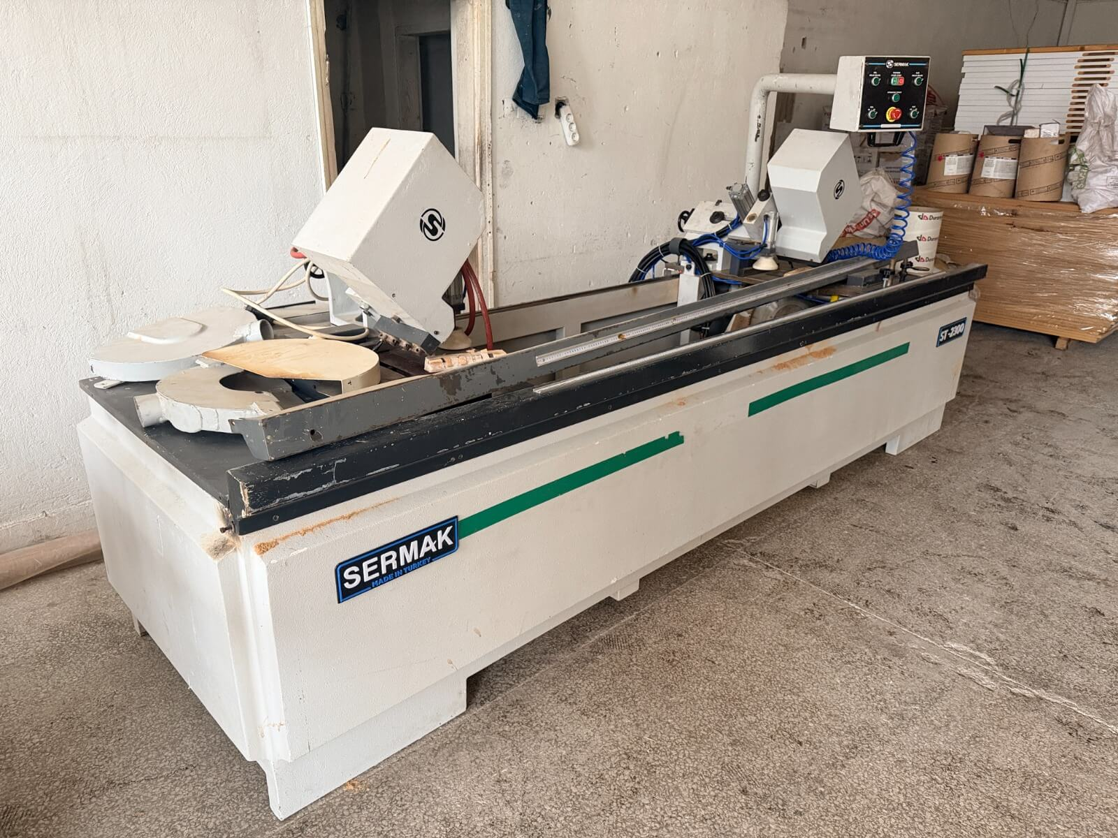 SERMAK St 2300 Kasa 45 Kesme Gönye ve Delik Makinesi