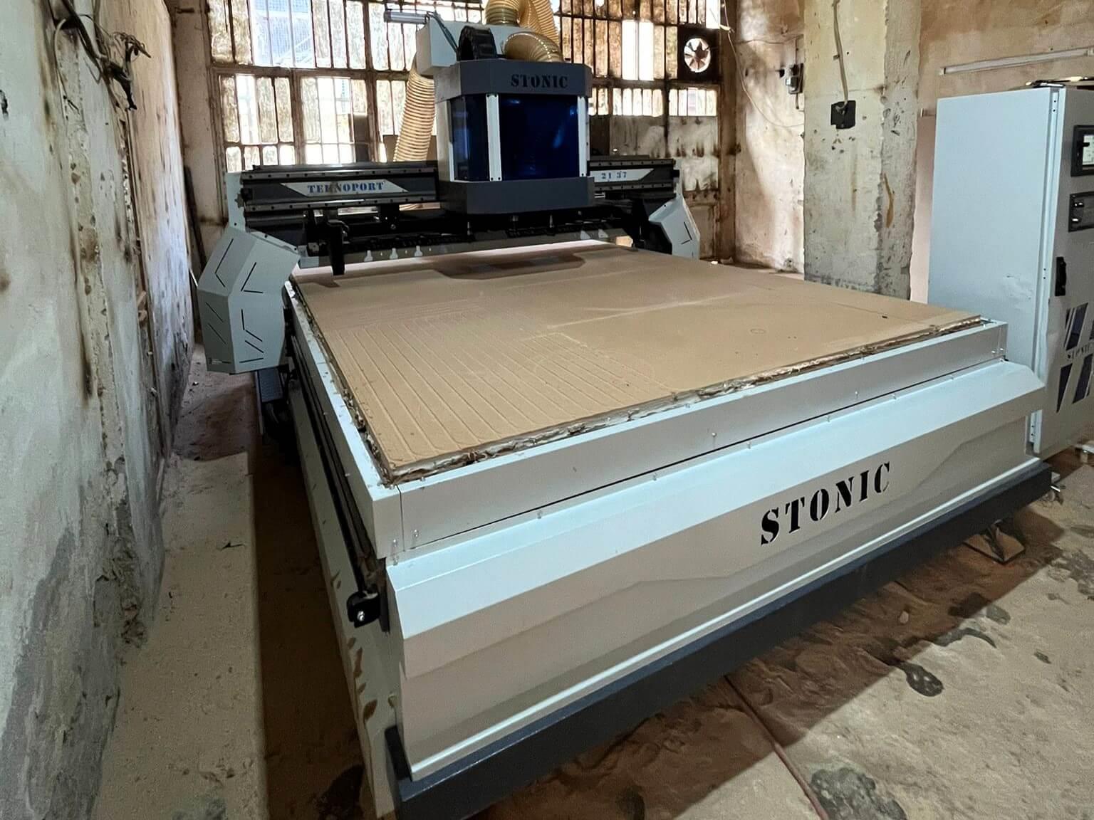 Teknoport Stonic Süpürmeli Düz Tabla Cnc Makinesi (2023)
