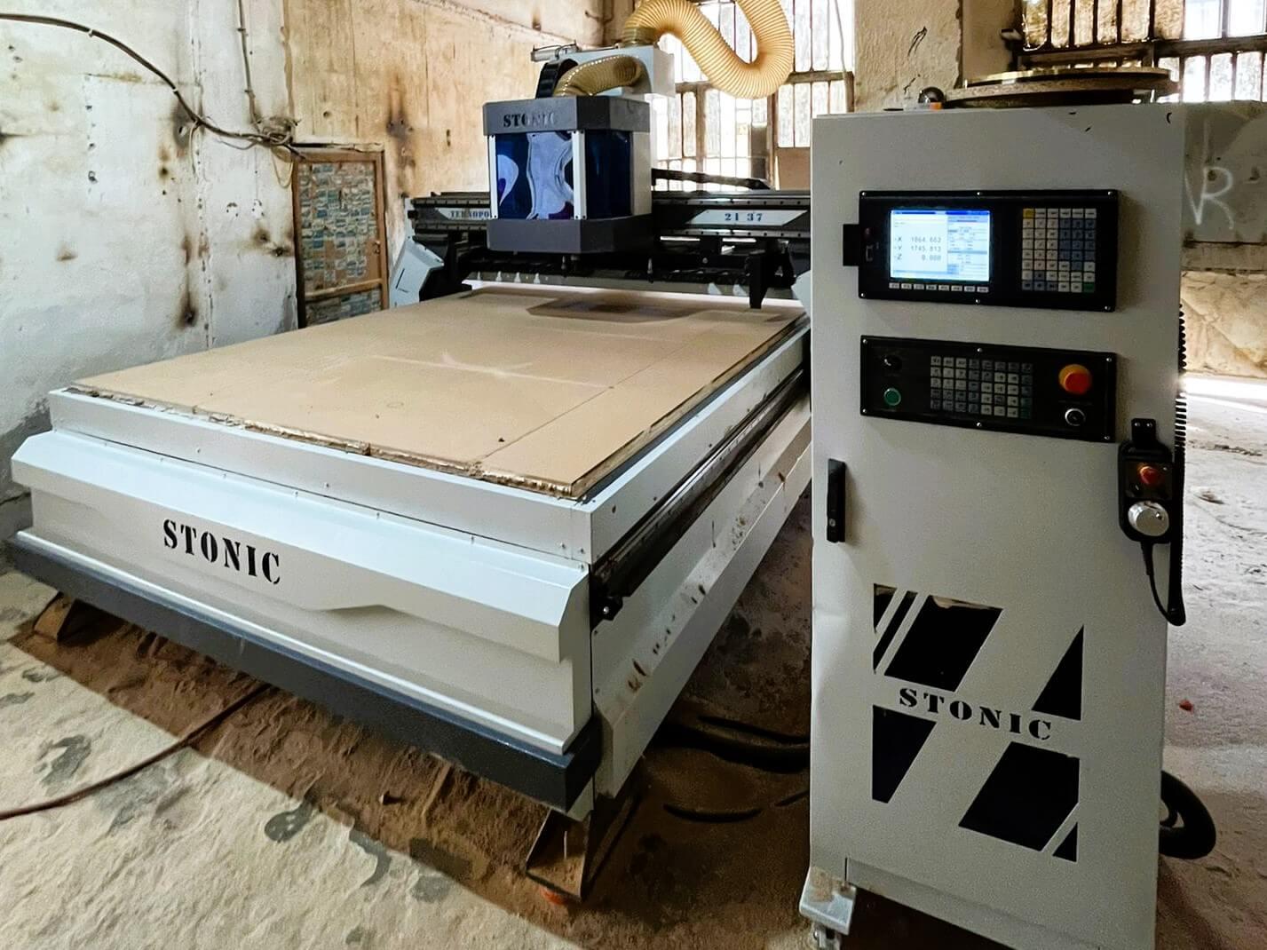Teknoport Stonic Süpürmeli Düz Tabla Cnc Makinesi (2023)