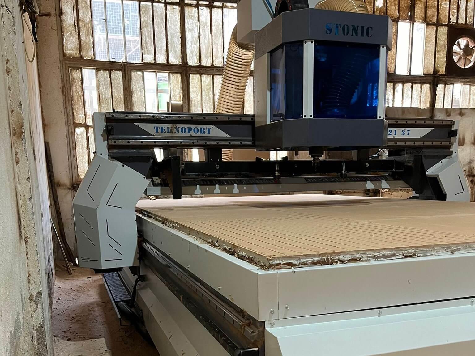 Teknoport Stonic Süpürmeli Düz Tabla Cnc Makinesi (2023)