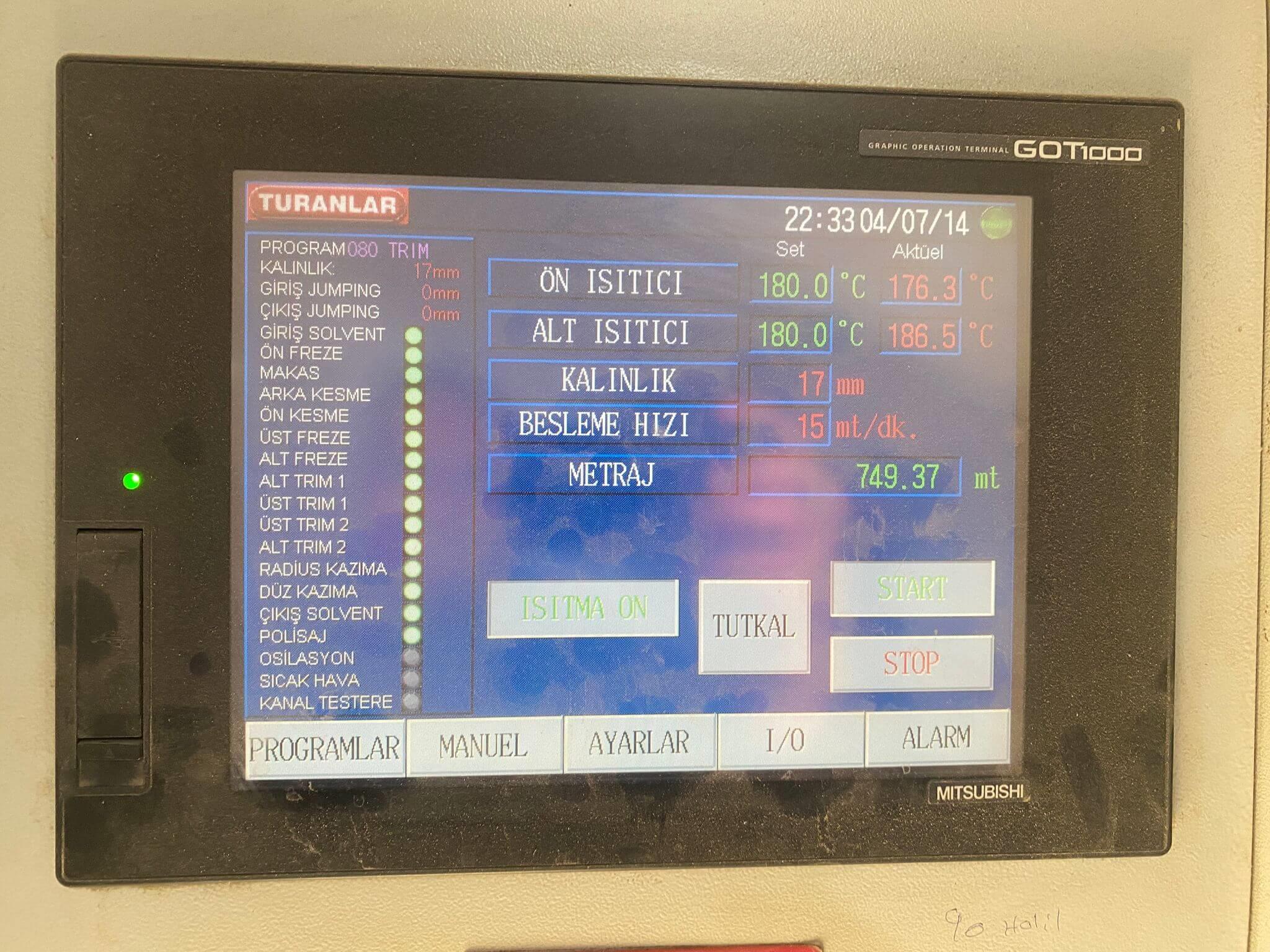 Turanlar 601 S Kayışlı Kenar Bantlama Makinesi (2012)