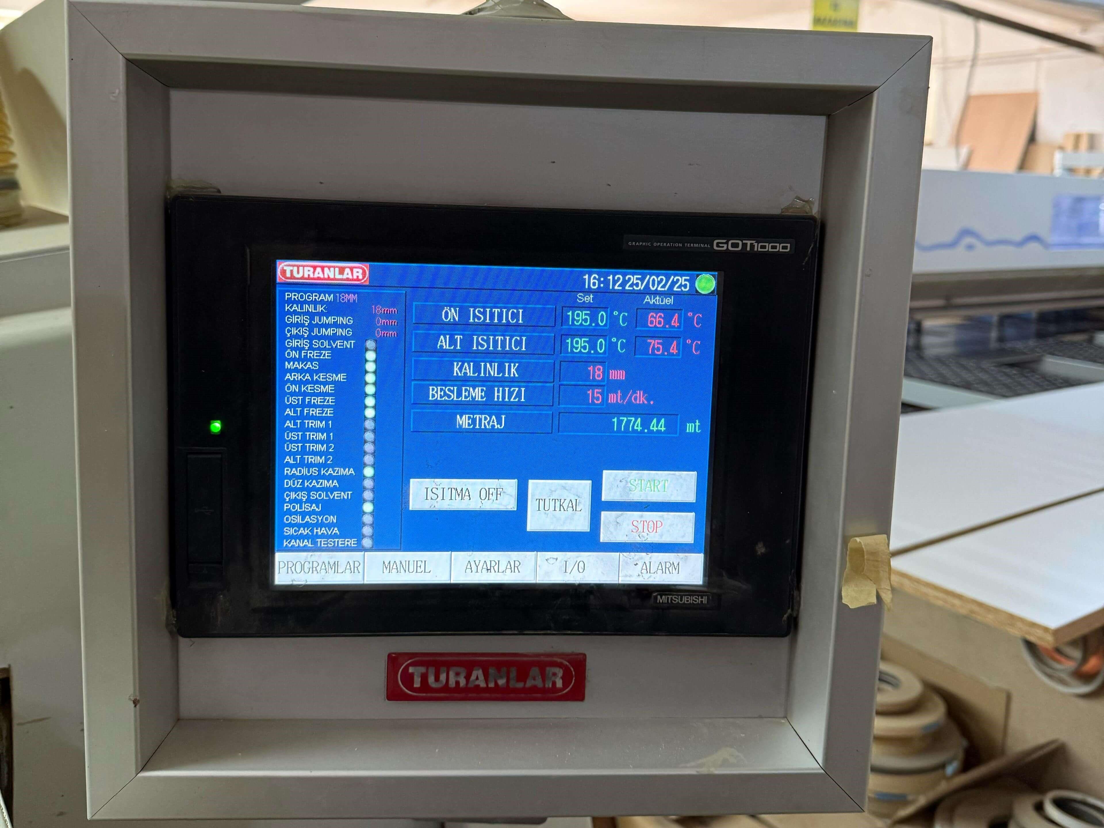Turanlar 601 S Kayışlı Kenar Bantlama Makinesi (2012)