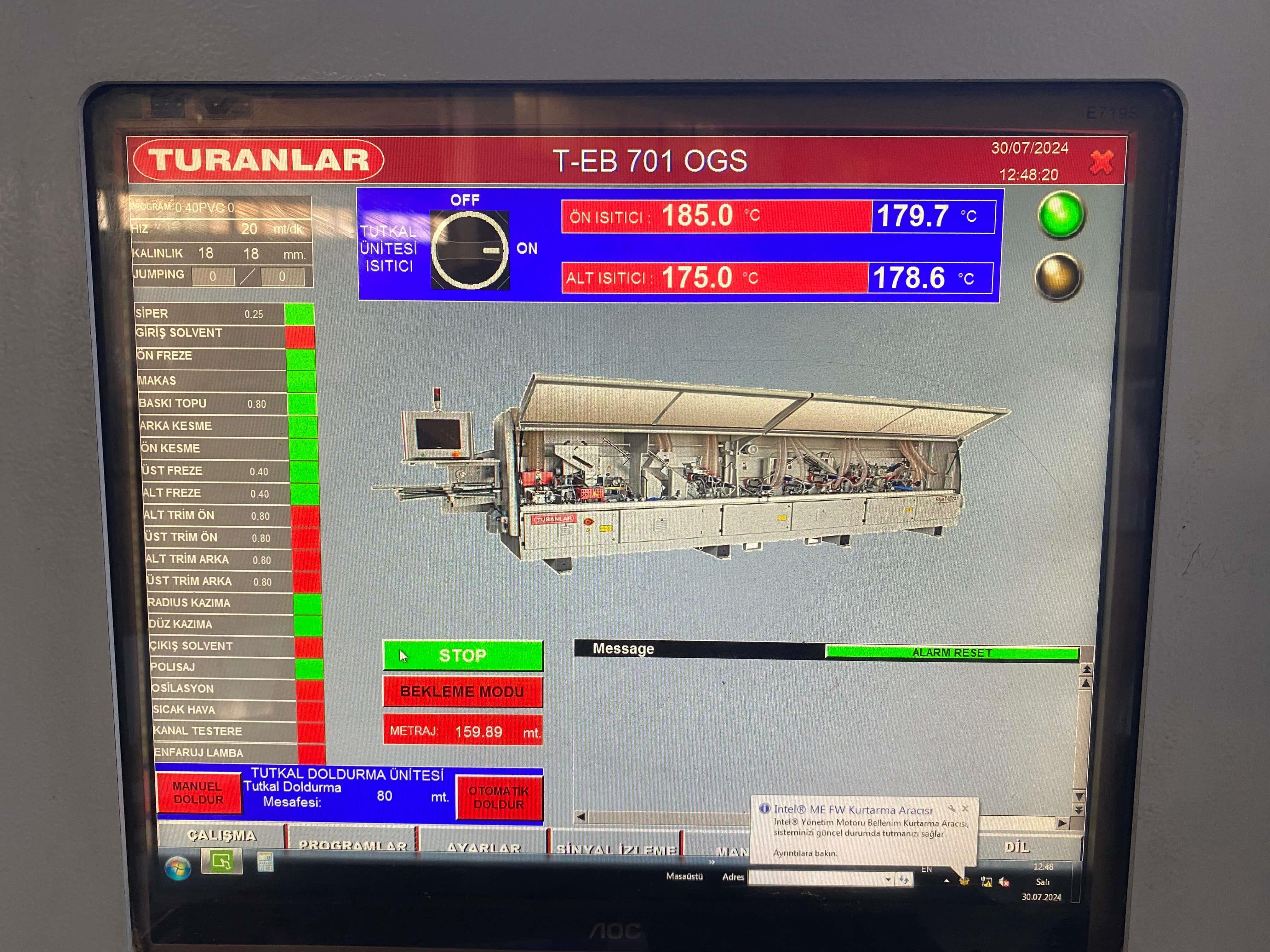 Turanlar 701 Ogs Kenar Bantlama Makinesi (2015)