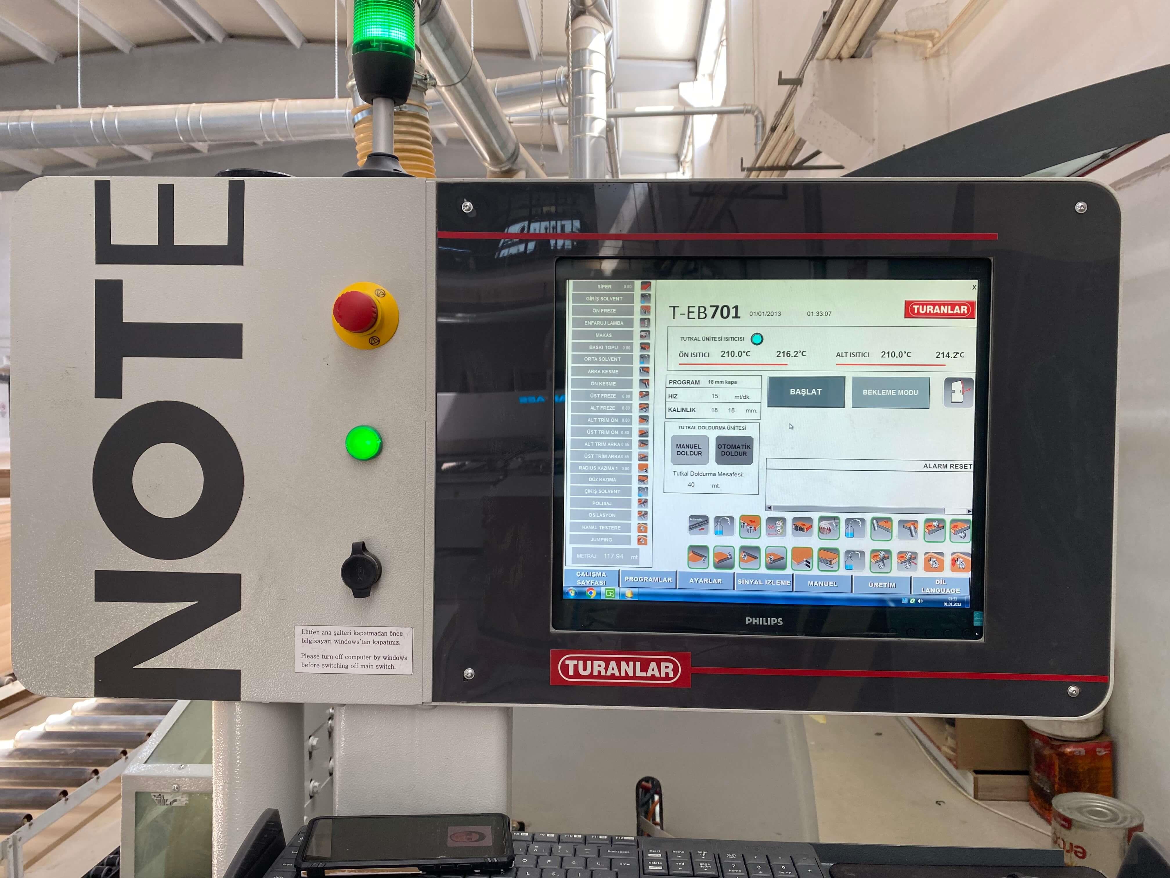 Turanlar T-Eb 701 Ogs Kenar Bantlama Makinesi (2020)