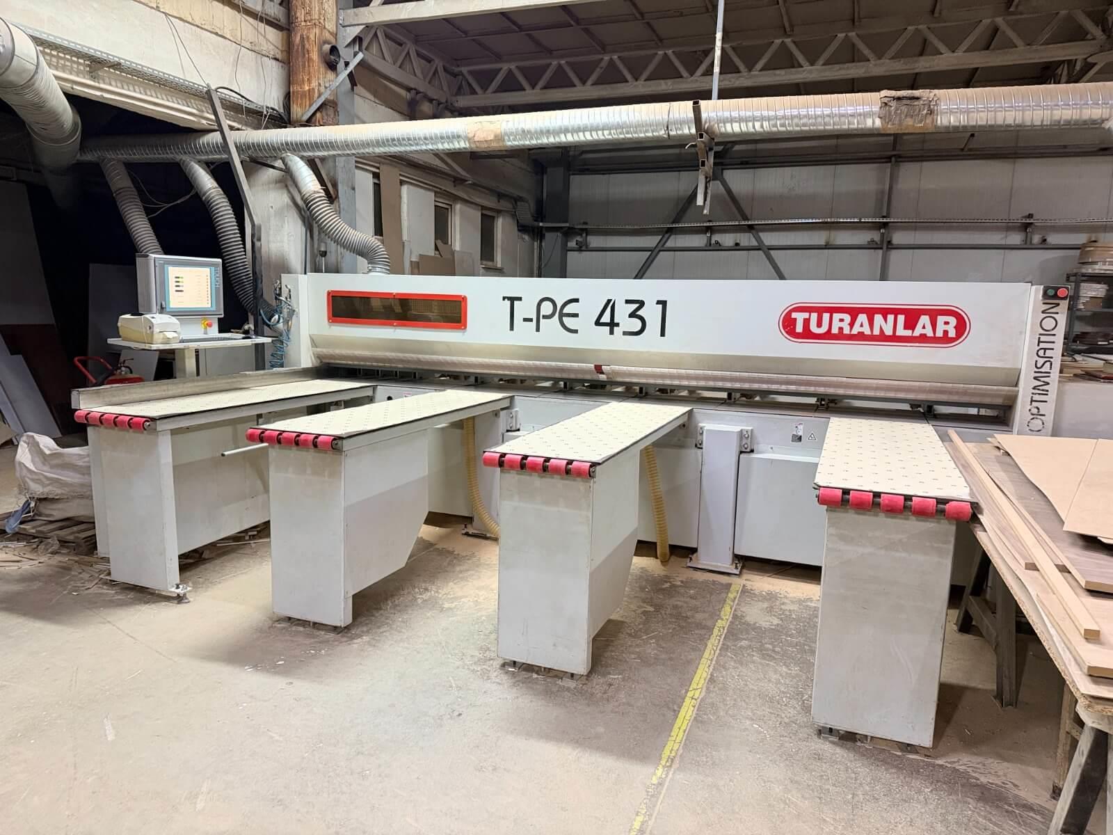 Turanlar T-PE 431 Önden Yüklemeli Panel Ebatlama Makinesi (2011)