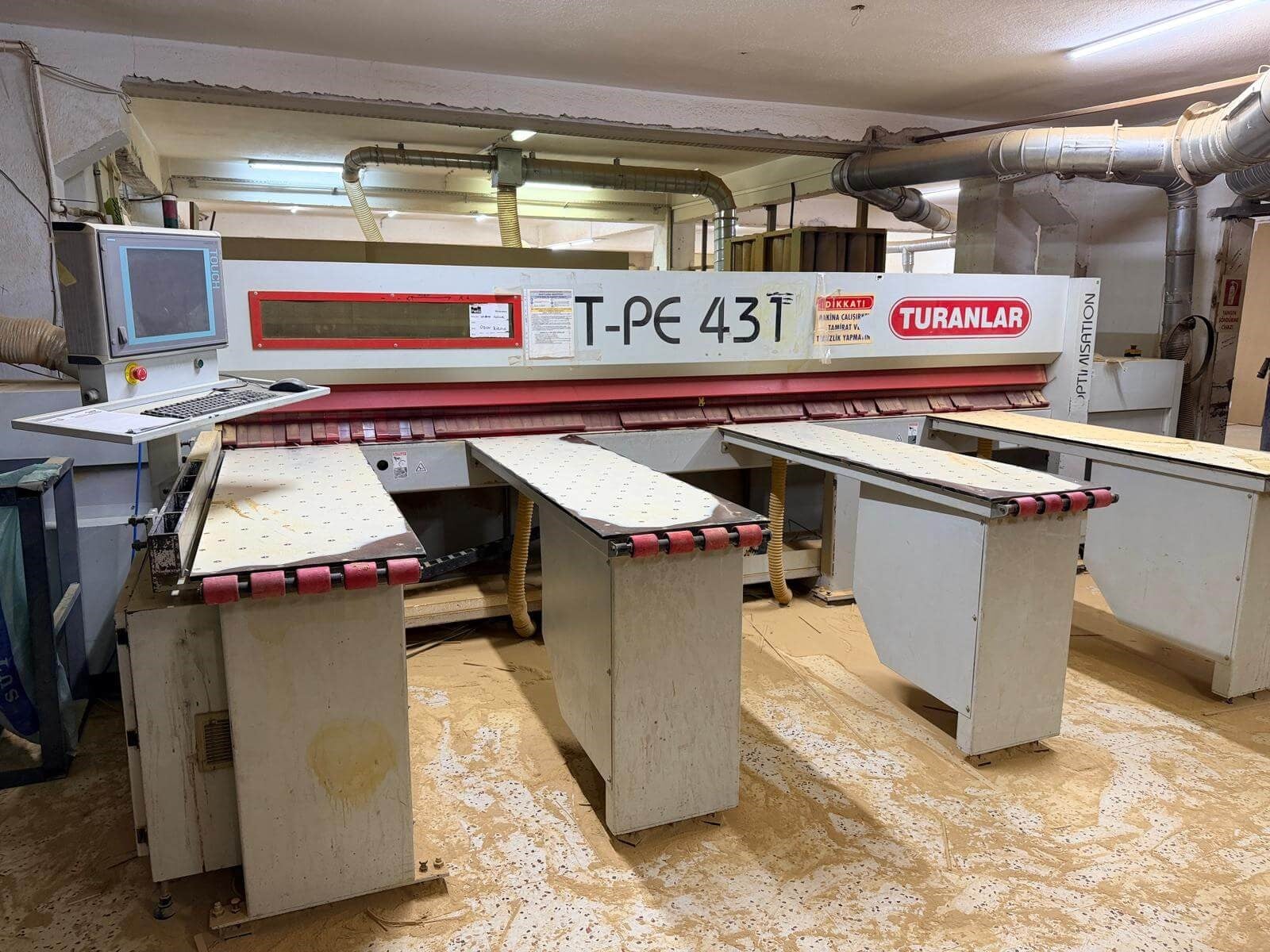 TURANLAR T-PE 431 Panel Ebatlama Makinesi (2010)