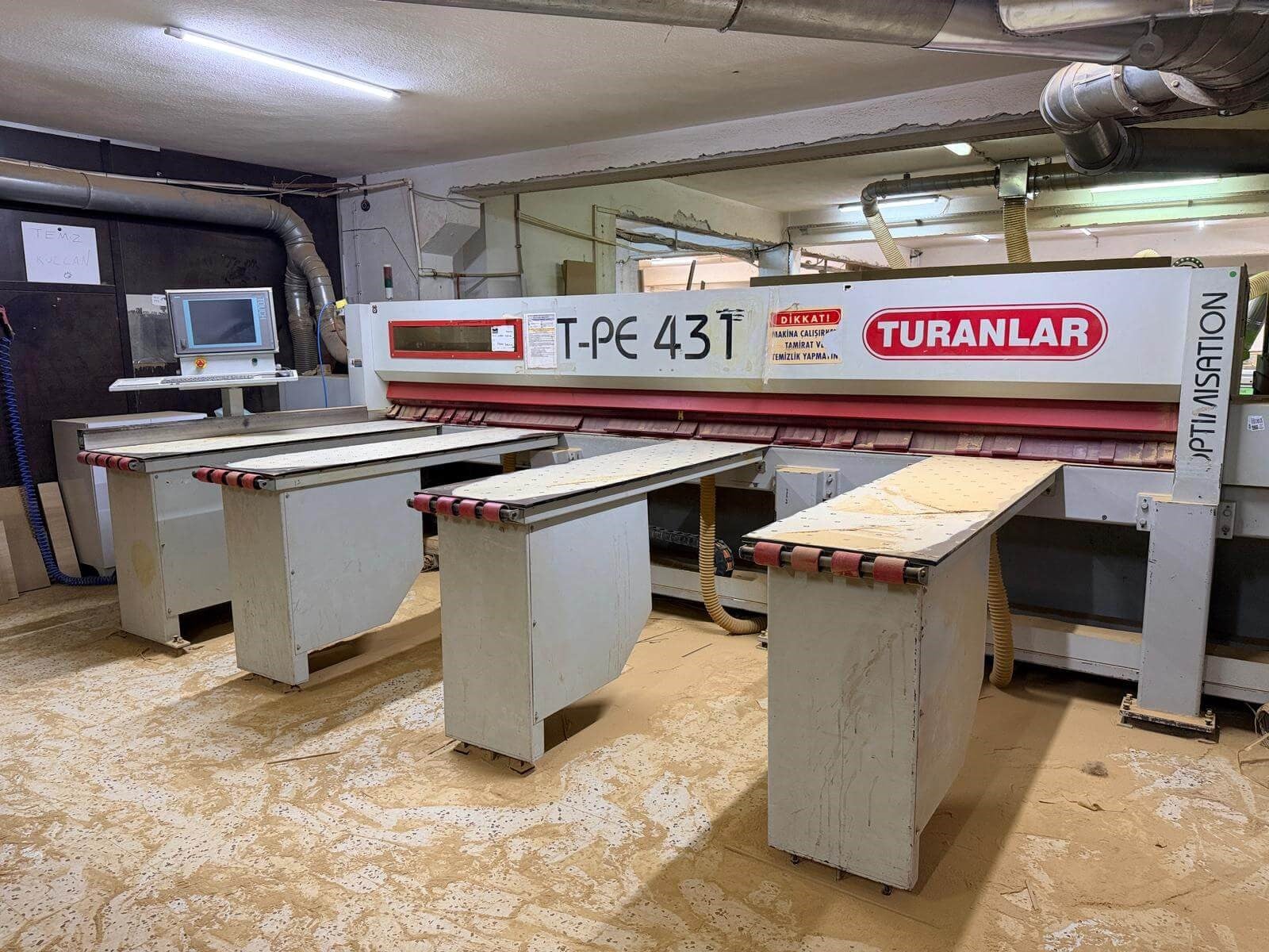 TURANLAR T-PE 431 Panel Ebatlama Makinesi (2010)
