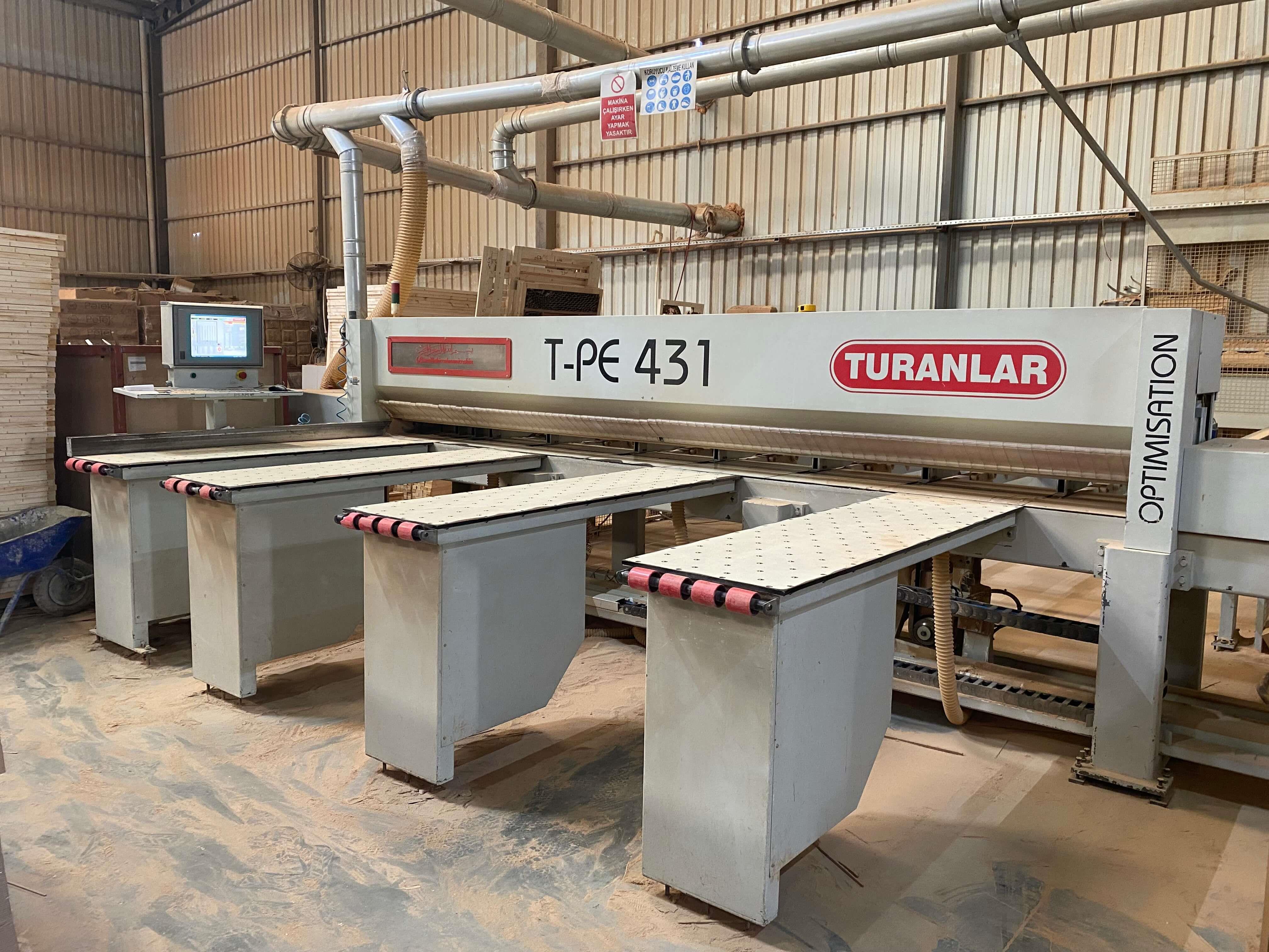 Turanlar T-PE 431 Panel Ebatlama Makinesi (2011)