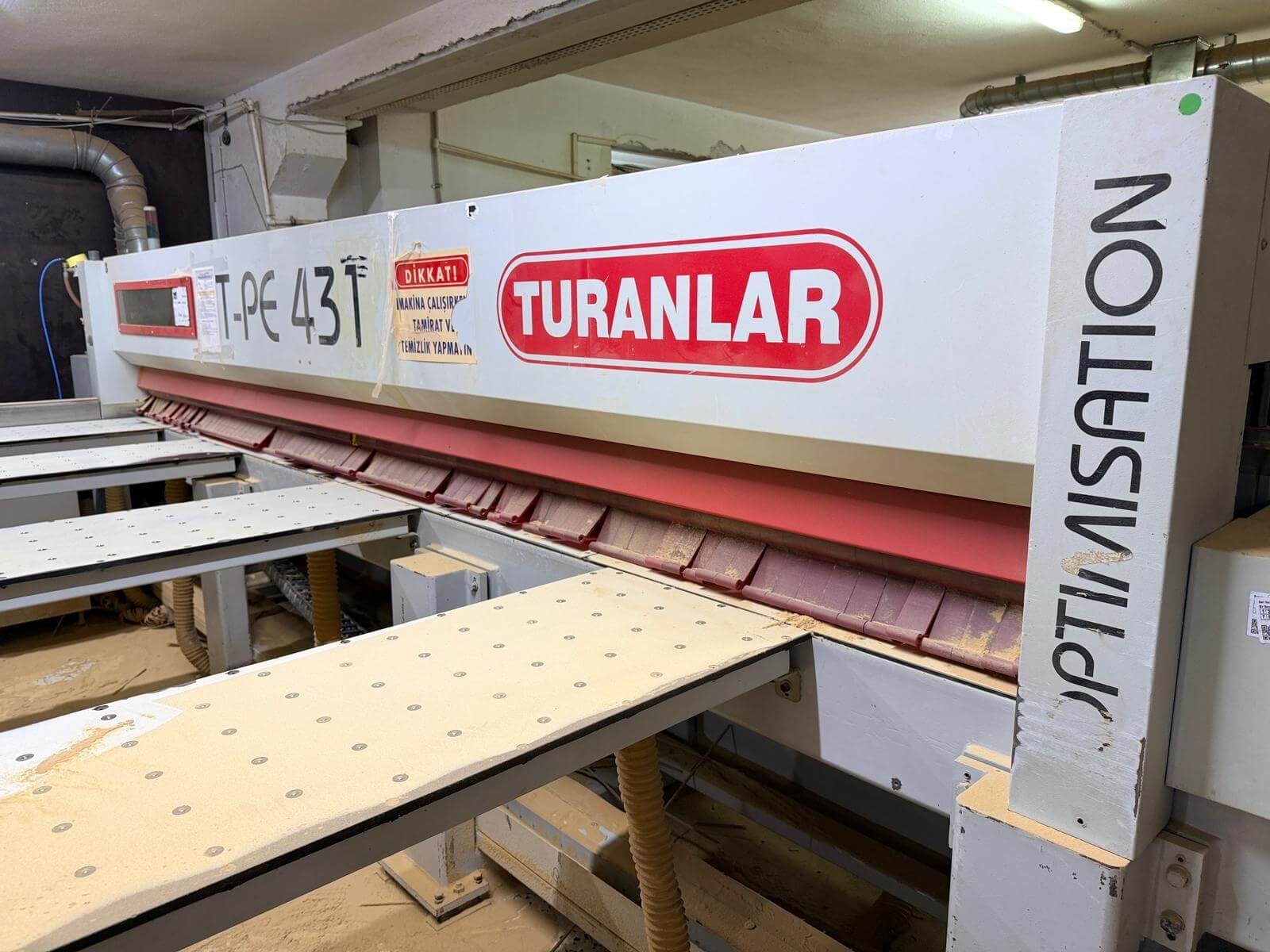 TURANLAR T-PE 431 Panel Ebatlama Makinesi (2010)