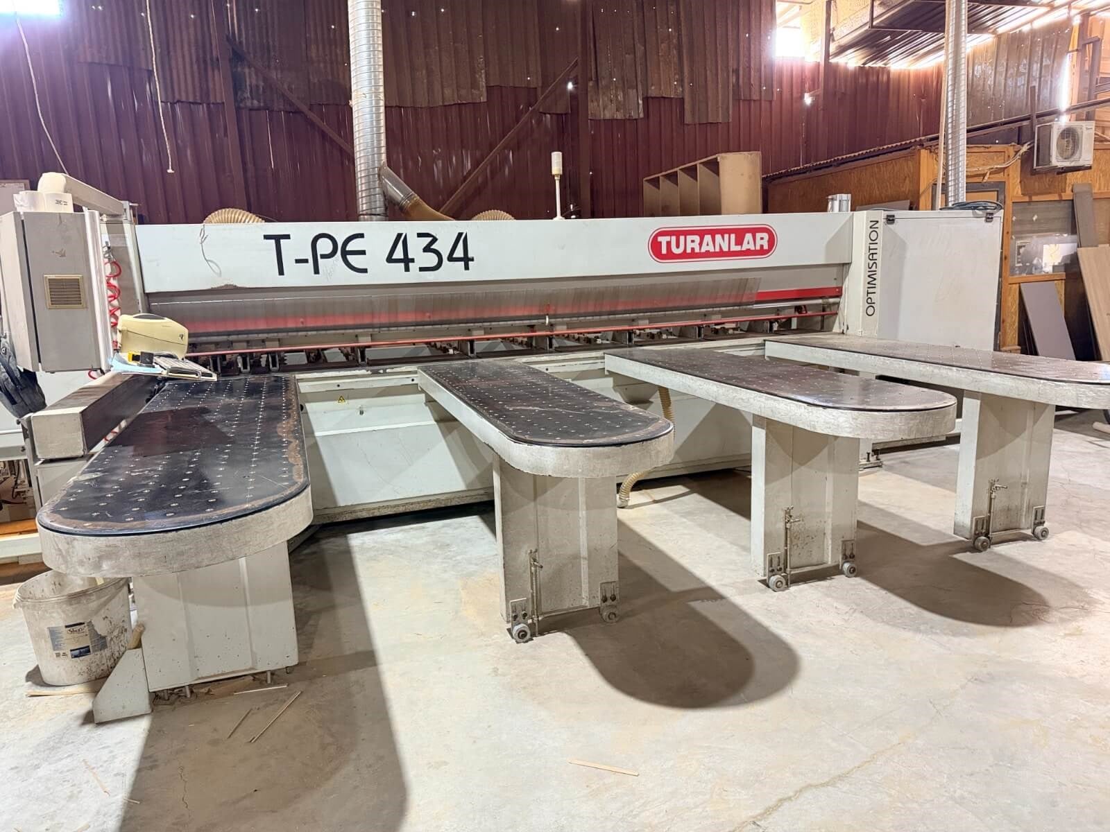 TURANLAR T-PE 434 Önden Yüklemeli Panel Ebatlama Makinesi (2016)