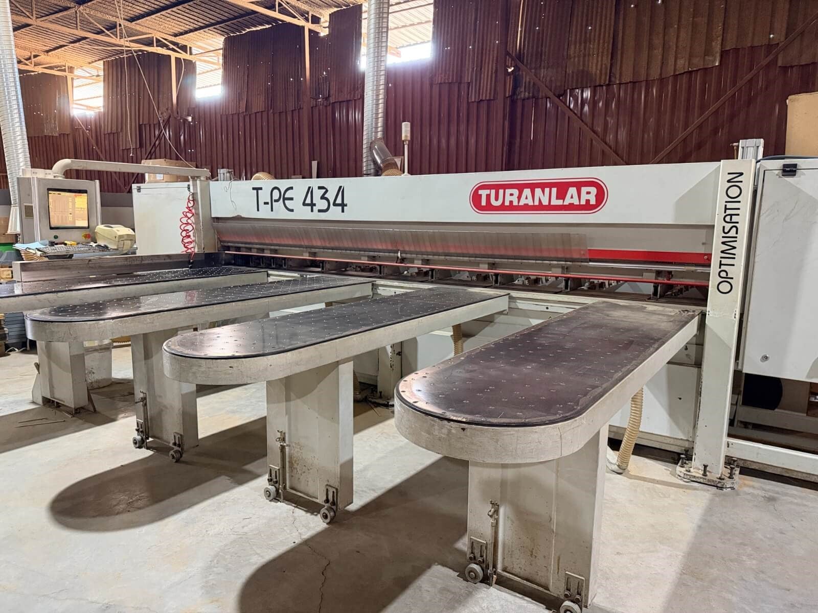 TURANLAR T-PE 434 Önden Yüklemeli Panel Ebatlama Makinesi (2016)