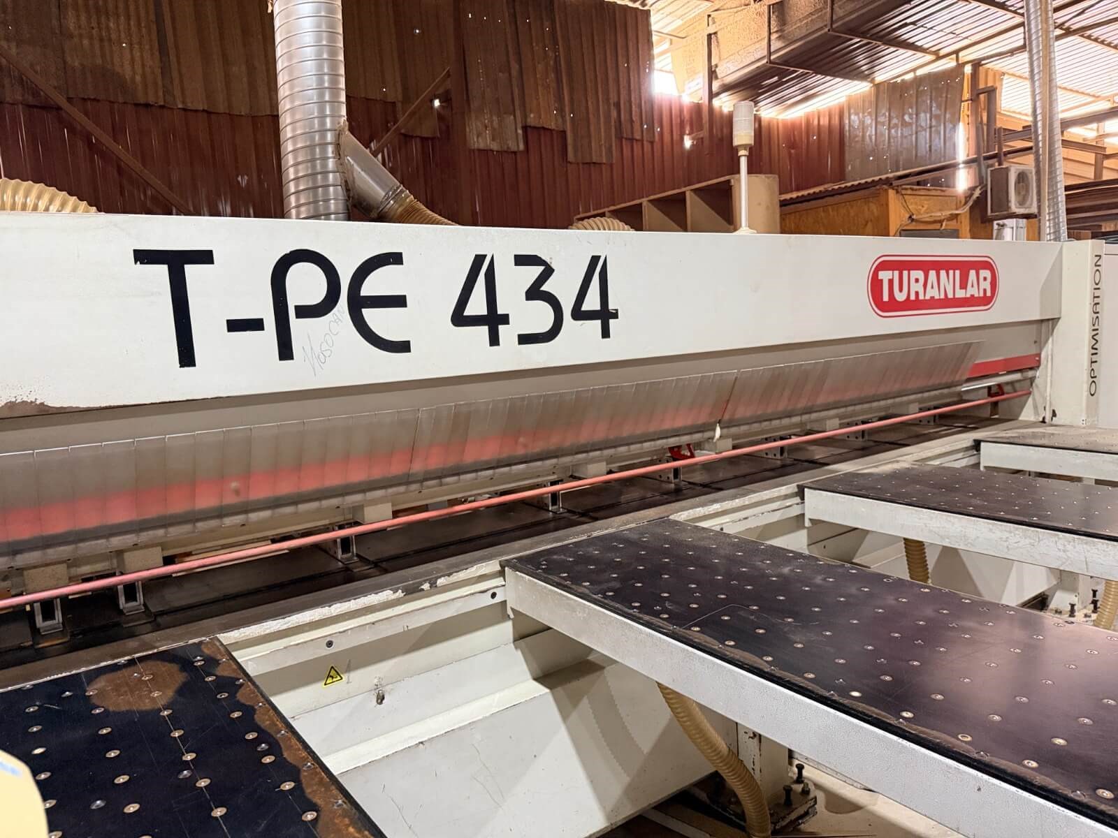 TURANLAR T-PE 434 Önden Yüklemeli Panel Ebatlama Makinesi (2016)
