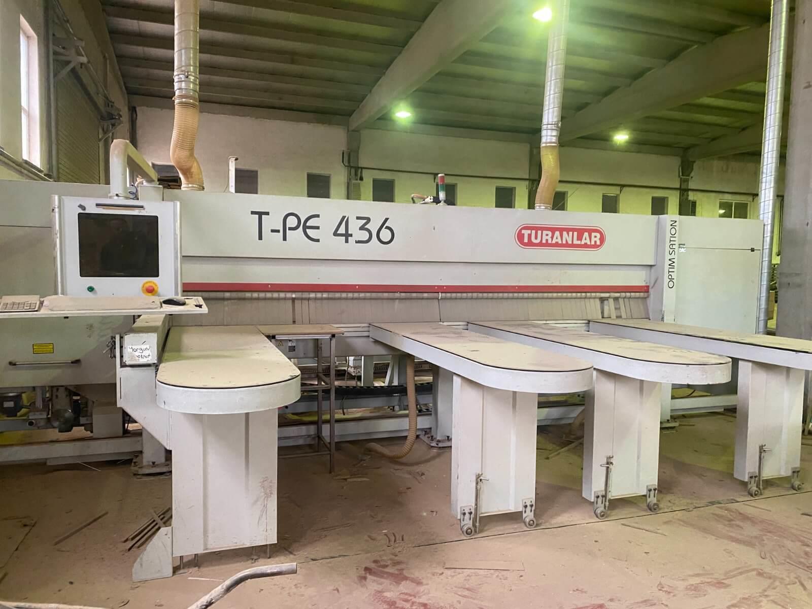 Turanlar T-PE 436 Arkadan Yüklemeli Asansörlü Panel Ebatlama Makinesi (2014)
