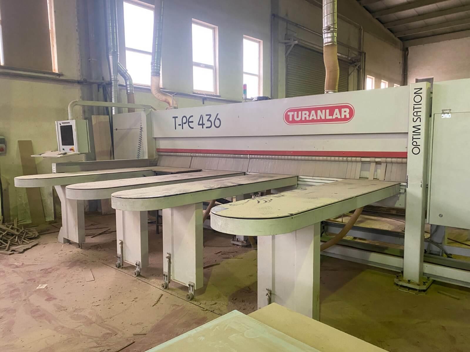 Turanlar T-PE 436 Arkadan Yüklemeli Asansörlü Panel Ebatlama Makinesi (2014)