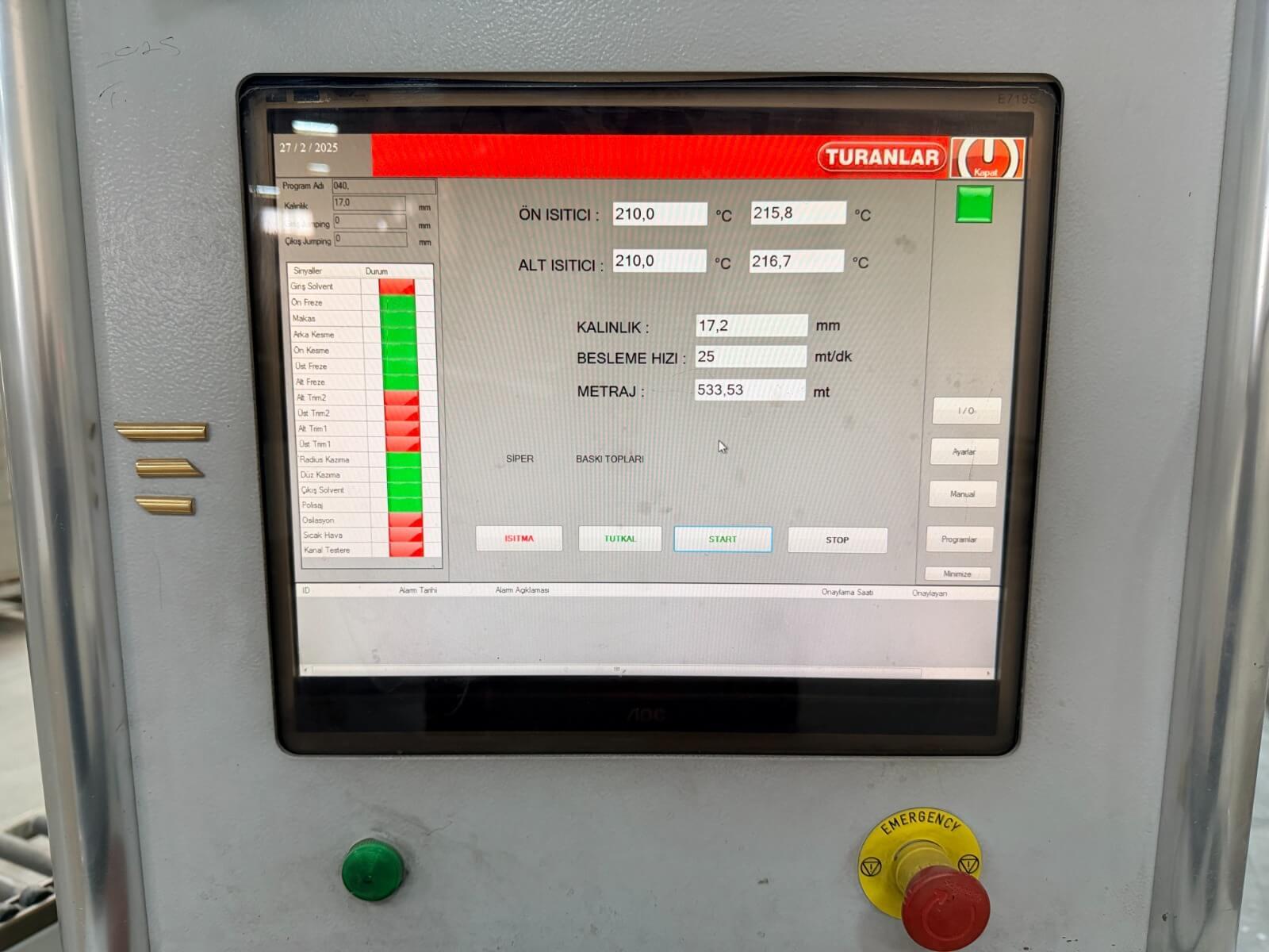 Turanlar Teb 701 Kenar Bantlama Makinesi (2017)