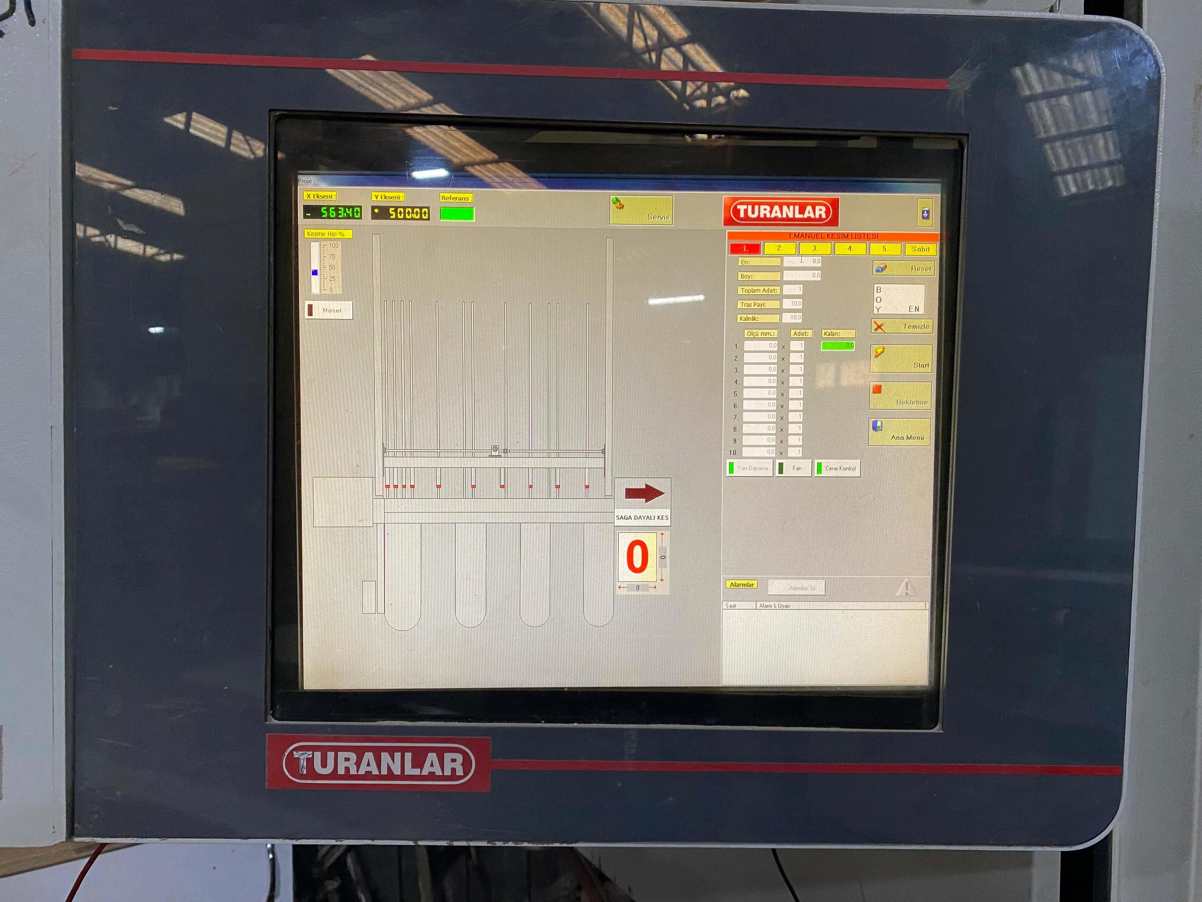 Turanlar Tpe 433 Panel Ebatlama Makinesi  (2019)