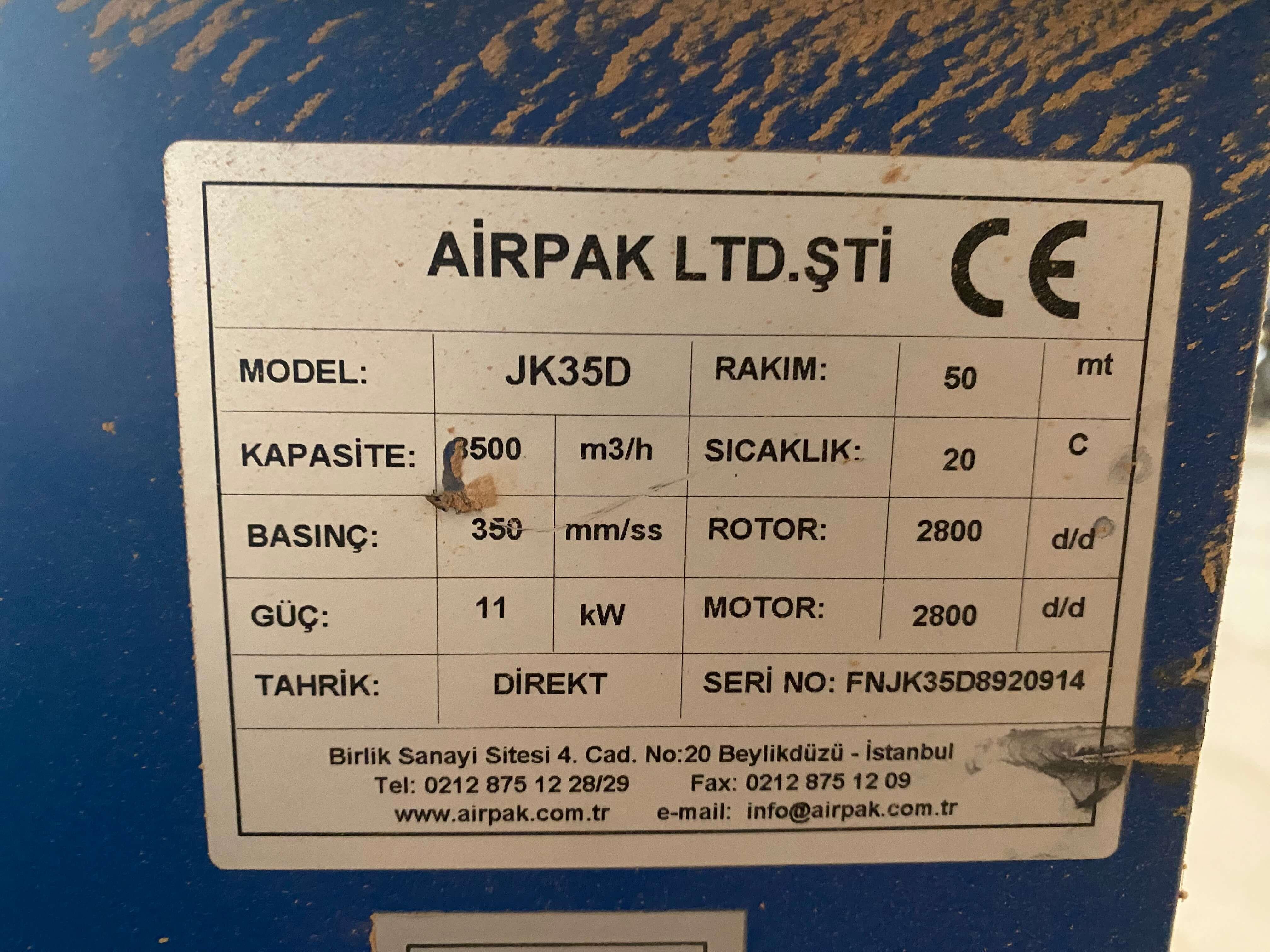 Ünalsan 16 Torbalı Toz Toplama Emme Makinesi (2015)