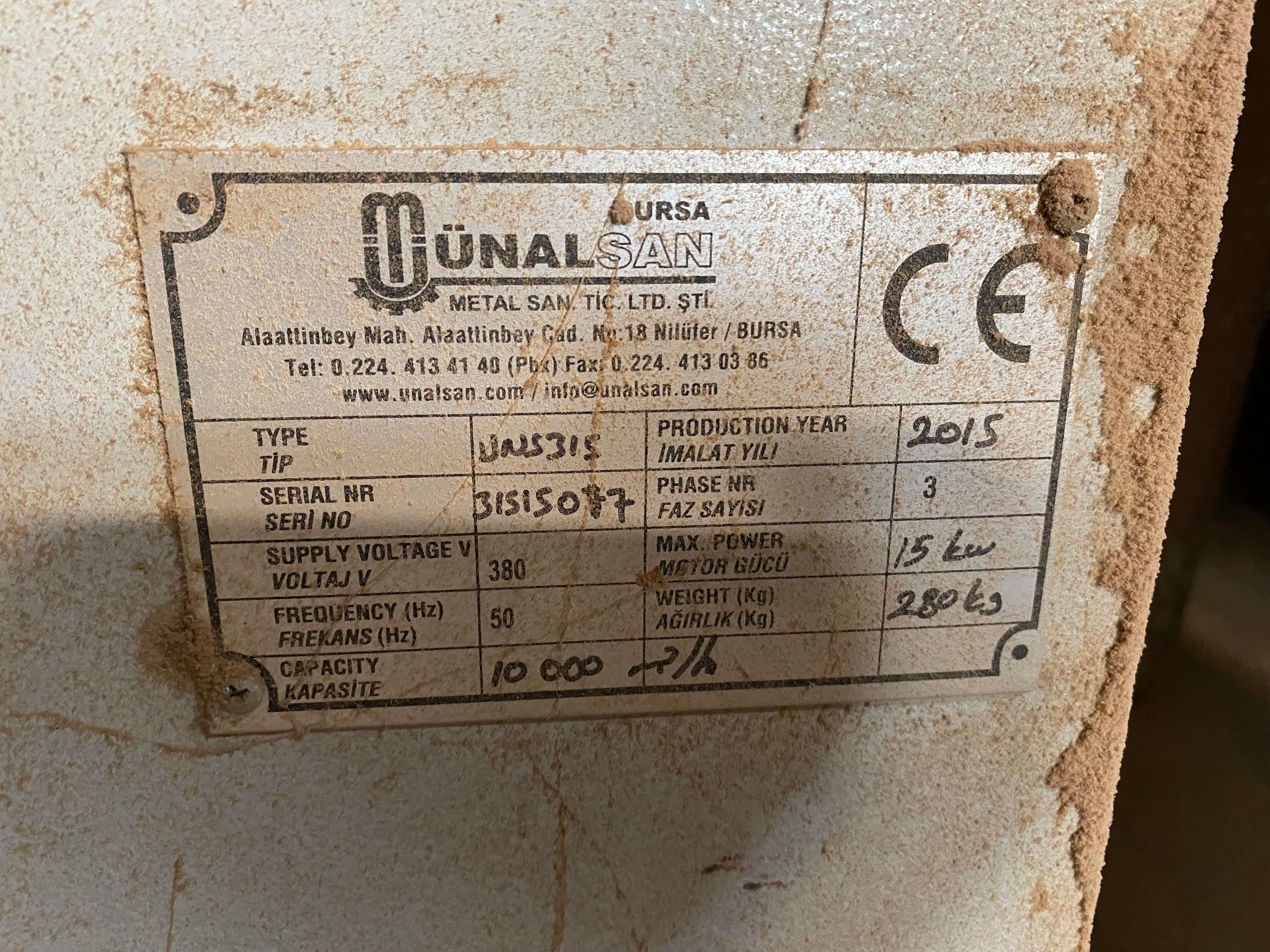 Ünalsan 16 Torbalı Toz Toplama Emme Makinesi (2015)