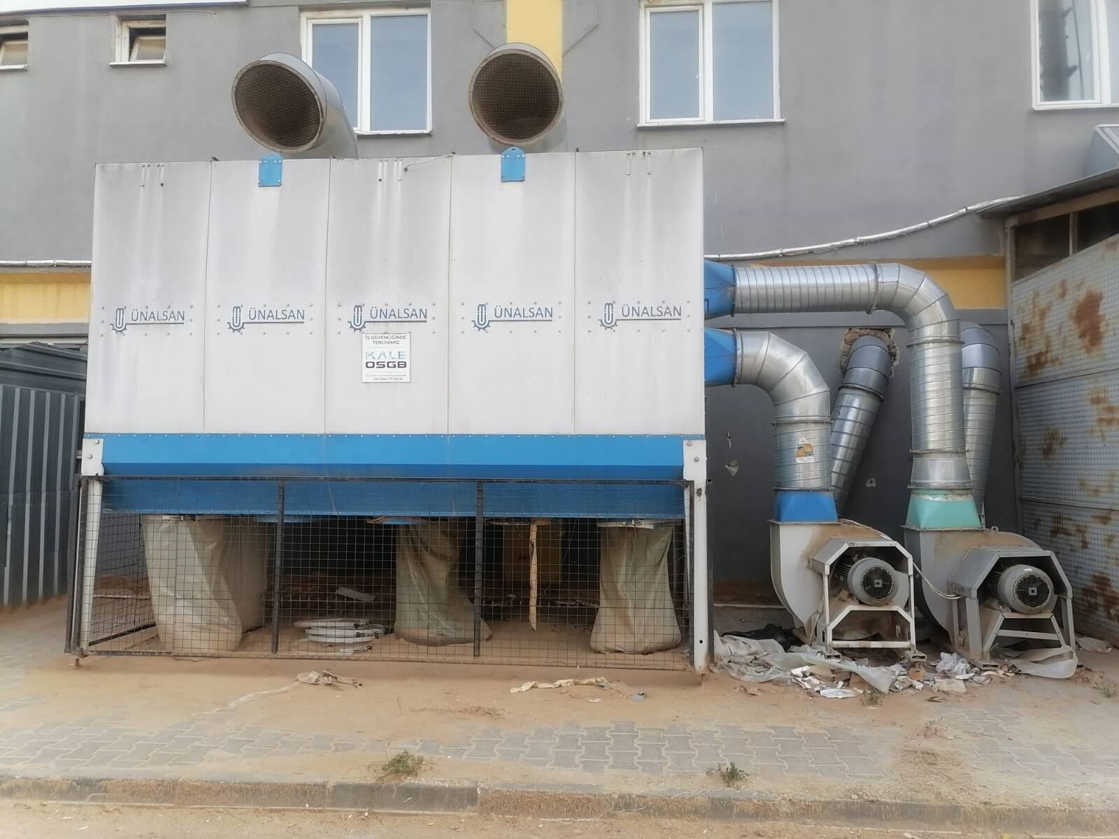 ÜNALSAN 20.000 m3 Toz Toplama Makinesi