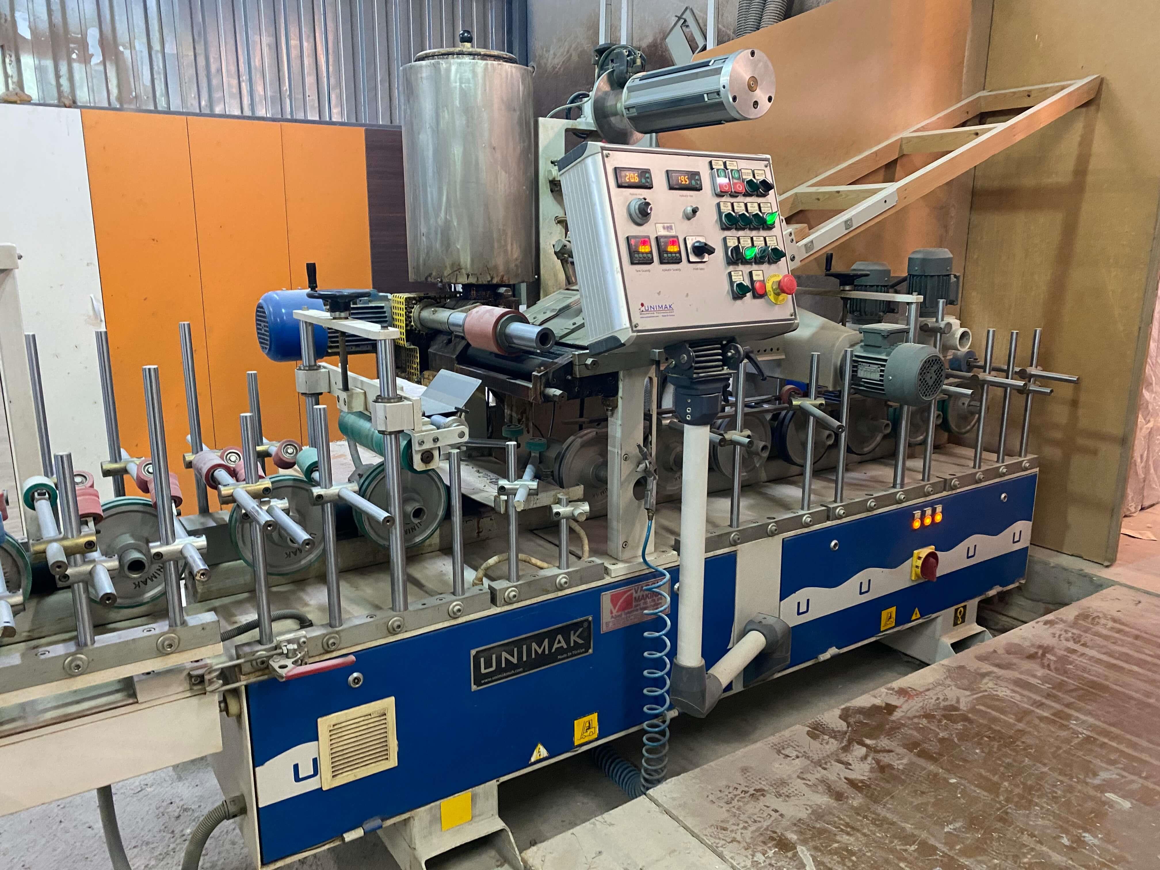 Unimak PW 35 F6 - Pec Kasetli Ahşap Profil Sarma Makinesi (2012)