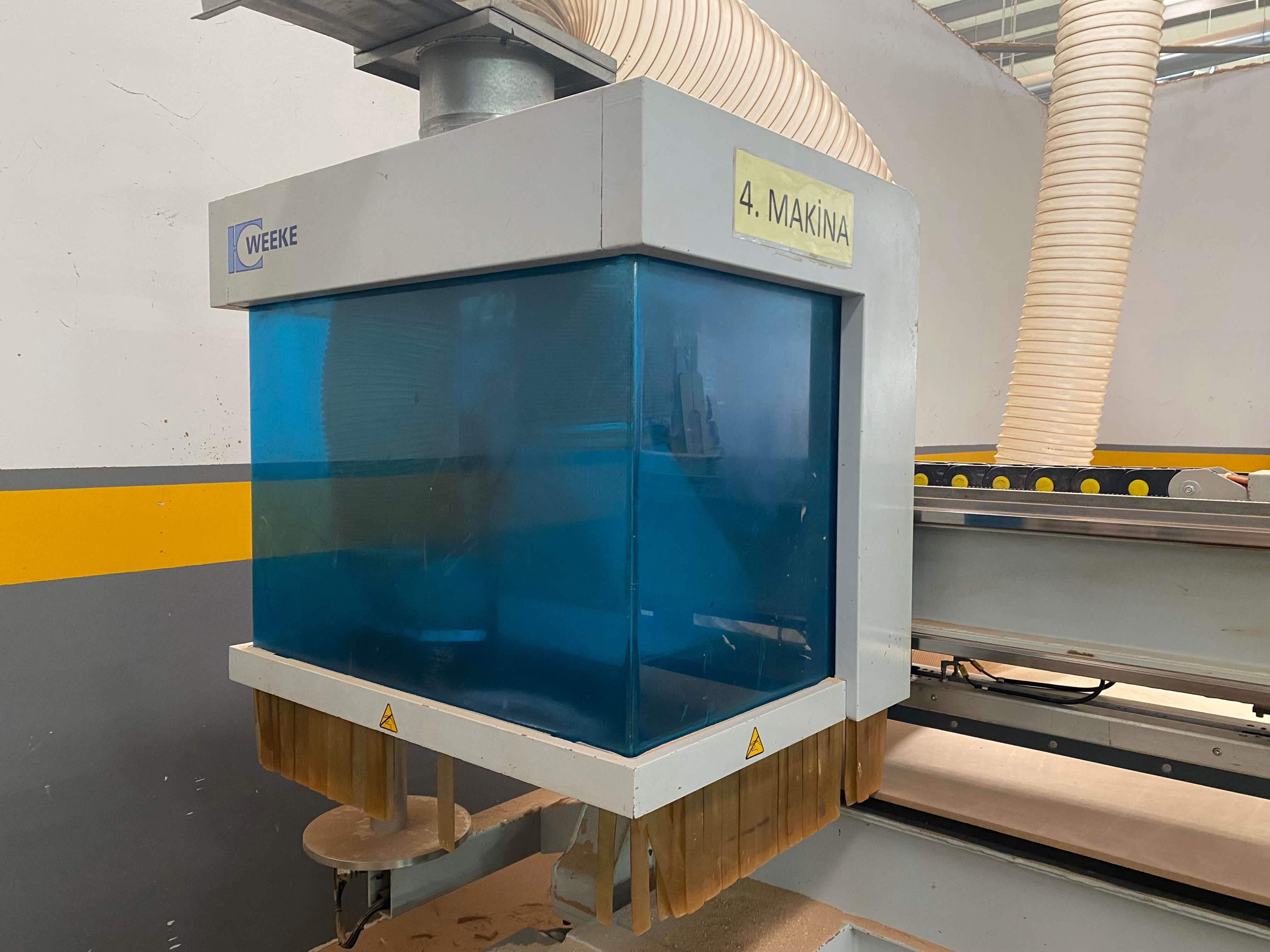 Weeke Optimat Bhp-210 Düz Tabla Süpürmeli Cnc Makinesi (2006)