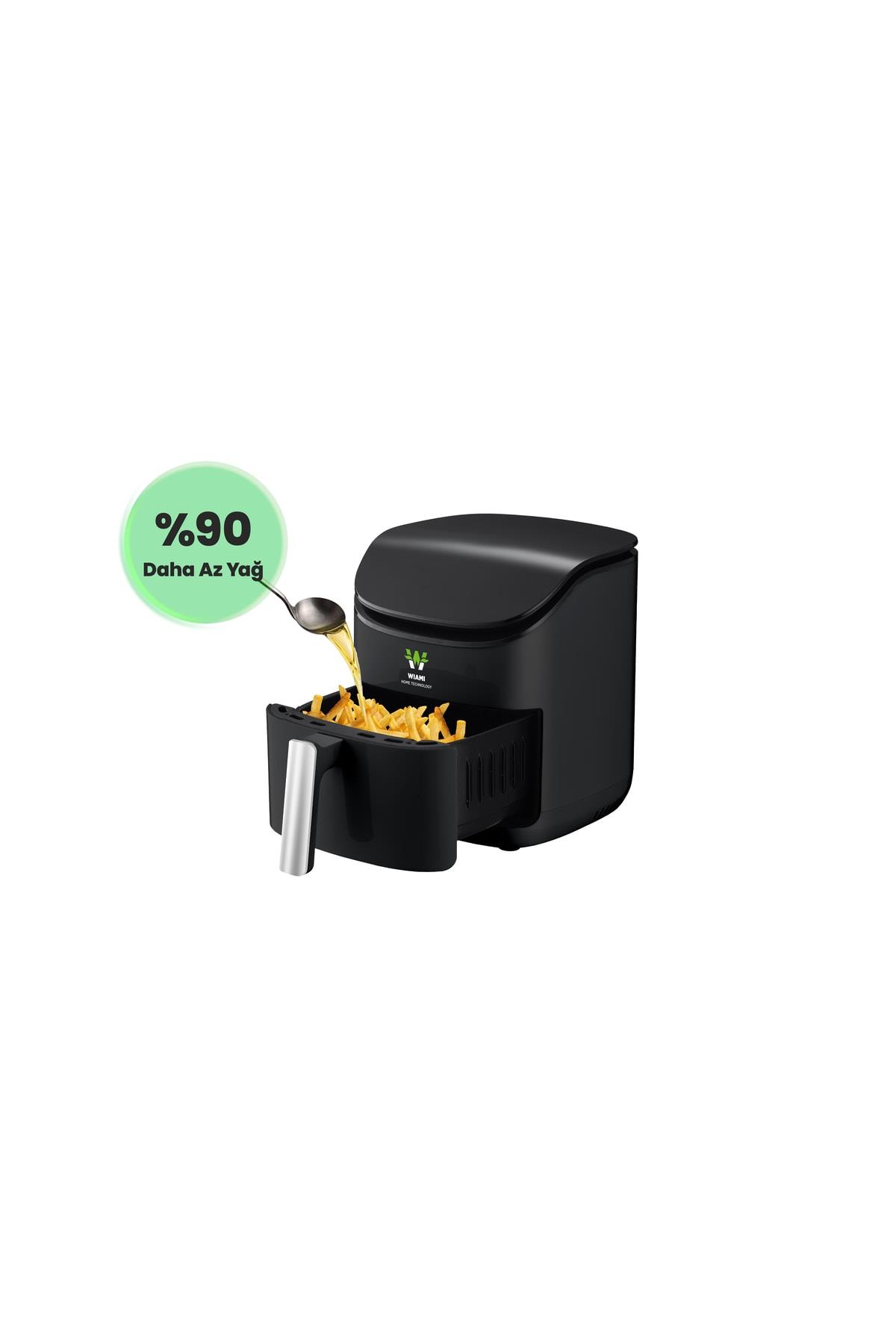 Airfryer 3.5 L Akıllı Yağsız Hava Fritözü Siyah