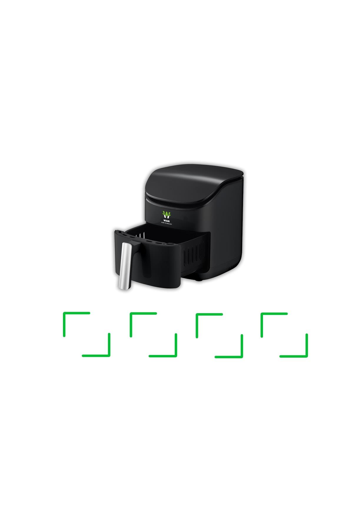 Airfryer 3.5 L Akıllı Yağsız Hava Fritözü Siyah