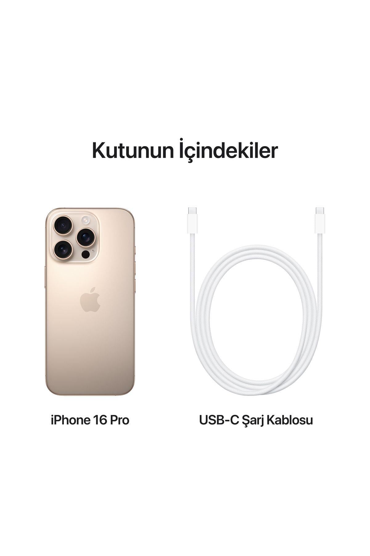 iPhone 16 Pro 128GB Çöl Titanyum