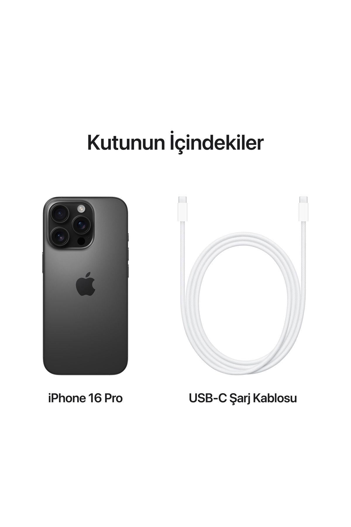 iPhone 16 Pro 128GB Siyah Titanyum