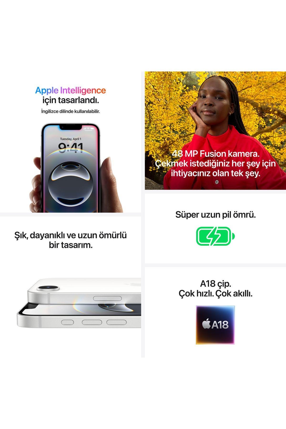 iPhone 16e 128GB Beyaz