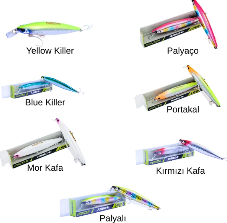 FUBELO HUNTER 120mm 22g Sahte Balık - FUBELO