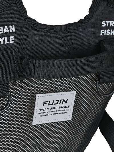 Fujin Aji Vest Tactical Black Balıkçı Çantası