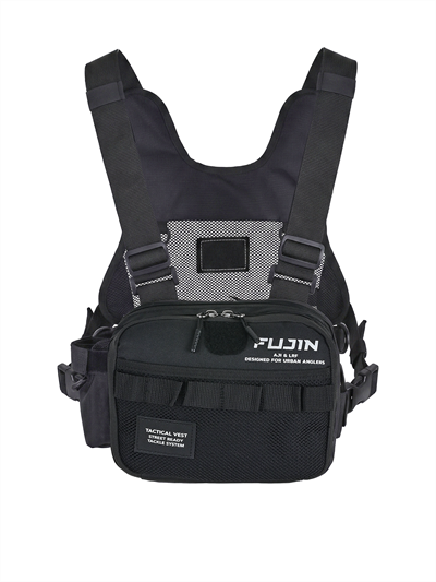 Fujin Aji Vest Tactical Black Balıkçı Çantası