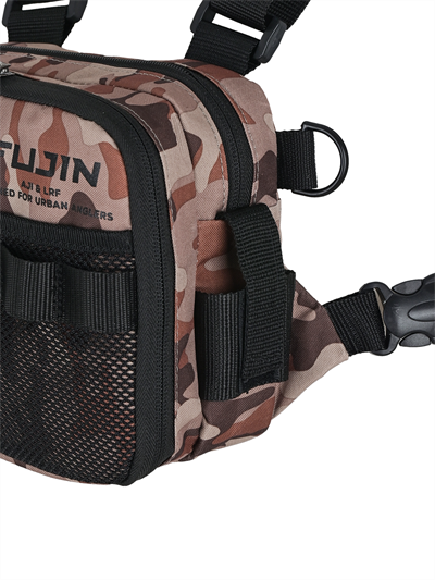 Fujin Aji Vest Tactical Brown Camo Balıkçı Çantası