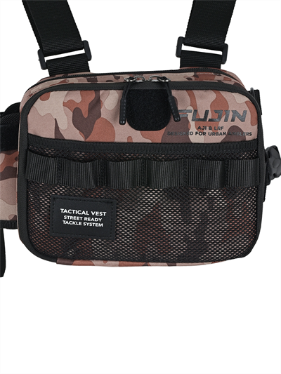 Fujin Aji Vest Tactical Brown Camo Balıkçı Çantası