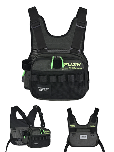 Fujin Aji Vest Tactical Khaki Balıkçı Çantası