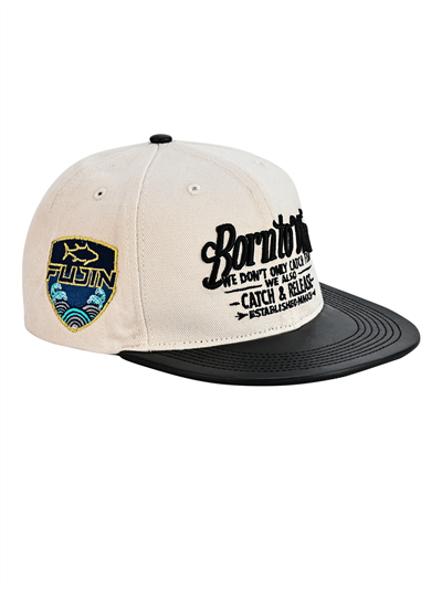 Fujin BTW Leather Visor Şapka Dirty White