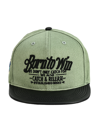 Fujin BTW Leather Visor Şapka Light Green