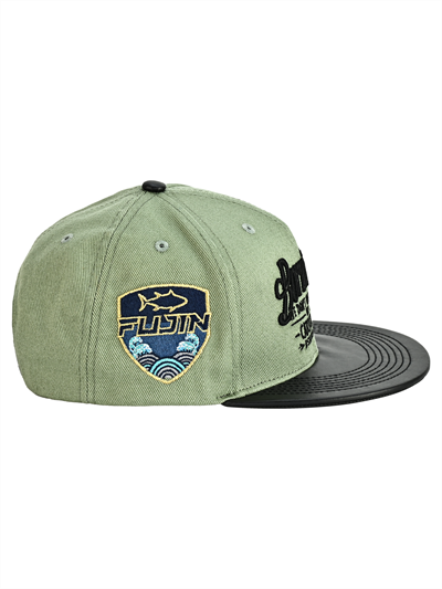 Fujin BTW Leather Visor Şapka Light Green