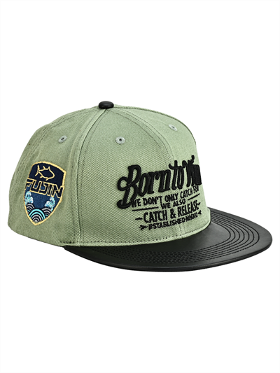 Fujin BTW Leather Visor Şapka Light Green