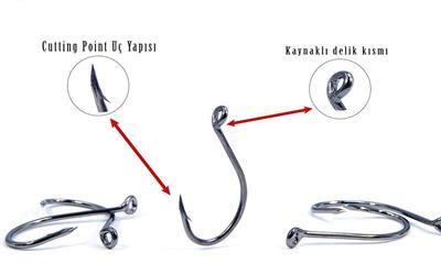 Fujin Cut SSW Delikli Kaynaklı Çapraz Octopus Kancası