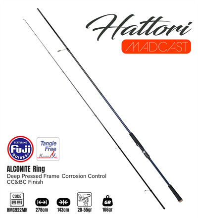 Fujin Madcast 288cm 20-55gr Spin Kamışı