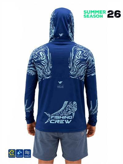 Fujin Pro Angler S26 Hooded Izohips Blue Mint