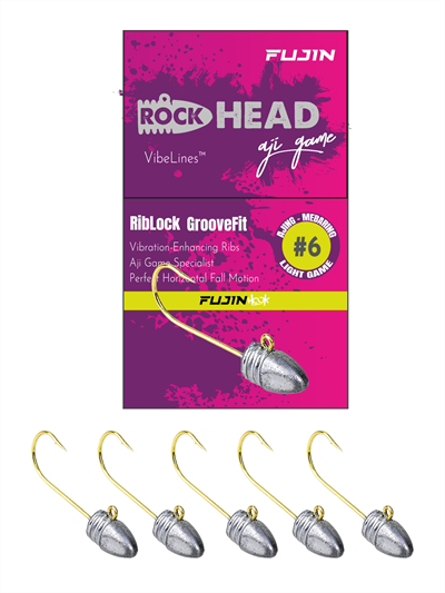 Fujin Rock-Head 6no Aji Game Jighead