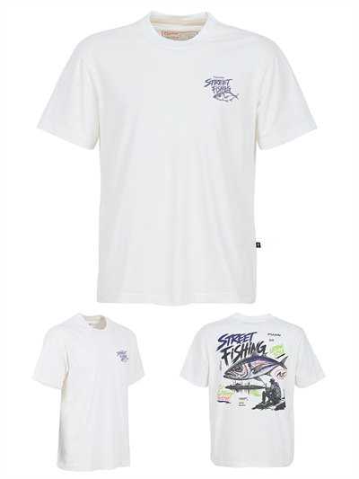 Fujin S26 Street Fishing T-Shirt Ecru
