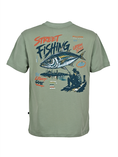 Fujin S26 Street Fishing T-Shirt Green