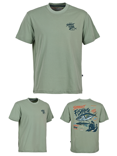 Fujin S26 Street Fishing T-Shirt Green