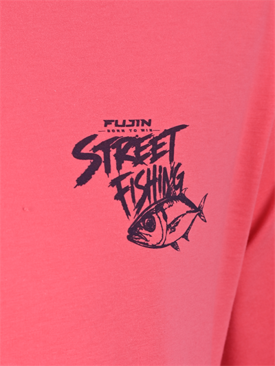 Fujin S26 Street Fishing T-Shirt Scarlet