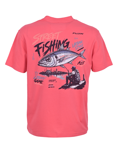 Fujin S26 Street Fishing T-Shirt Scarlet