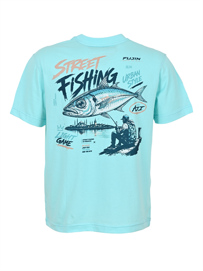 Fujin S26 Street Fishing T-Shirt Turquoise
